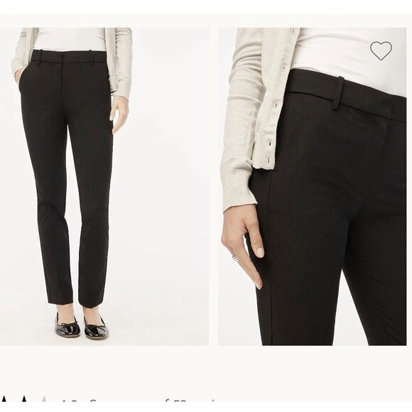 J. Crew Factory Classic Black Women's Pants - Picture 2 of 11